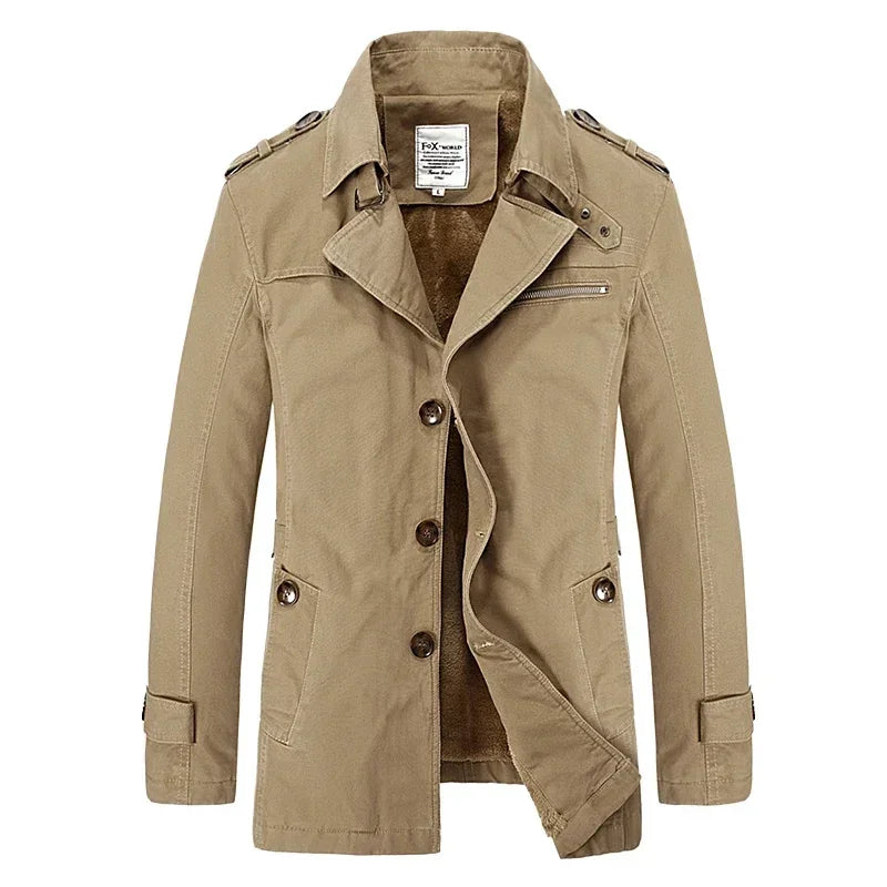 Winter Windbreaker Coat for Men - Empire P.E