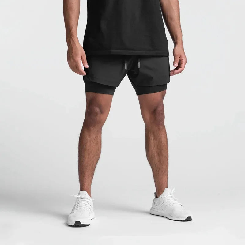 2023 new Breathable Double layer sport shorts - Empire P.E