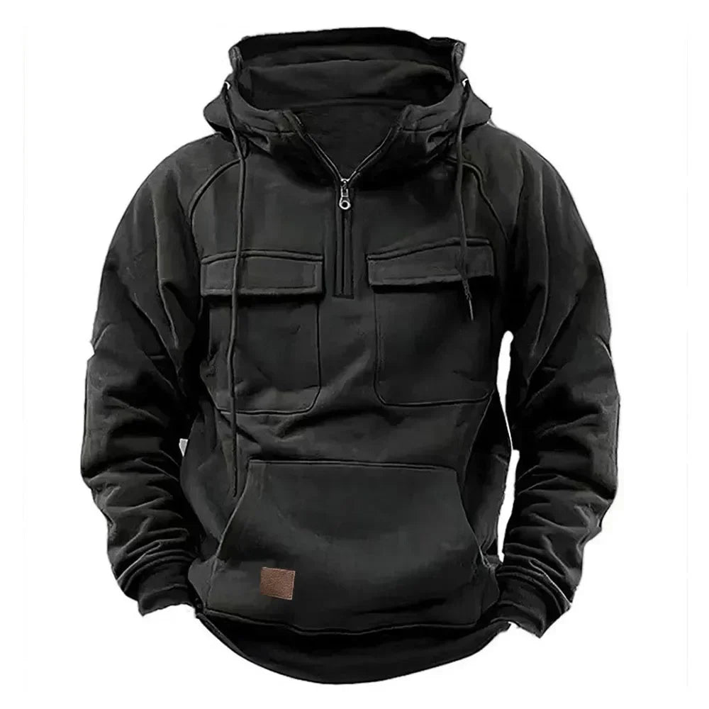 Half Zipper Men's Tactical Hoodies