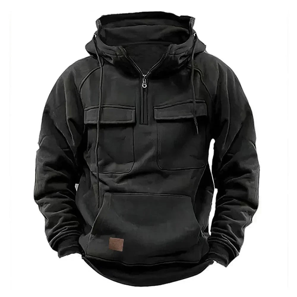 Half Zipper Men's Tactical Hoodies