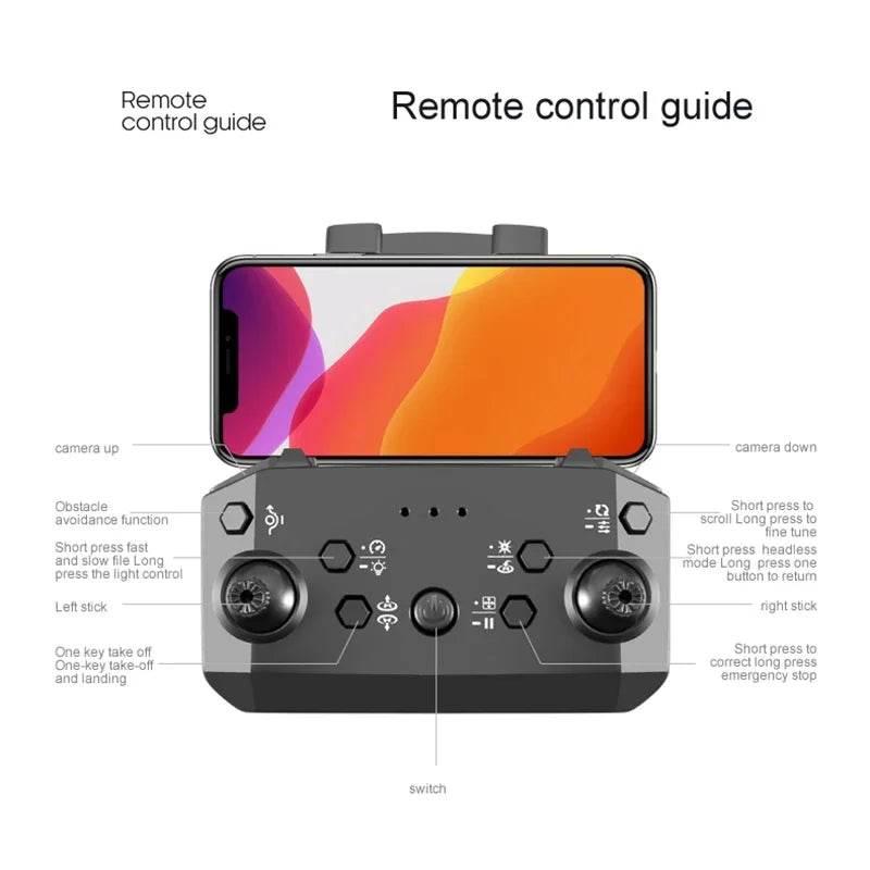 2025 New Z908 Pro /MAX 8K Drone ESC Professional 8K Dron Optical Flow Localization 3sided Obstacle Avoidance Quadcopter Toys - Empire P.E