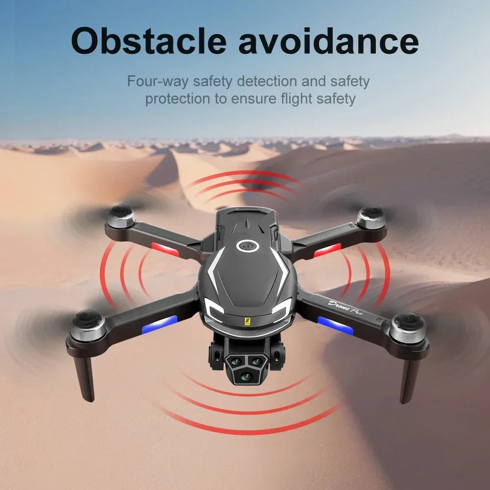 V888 Brushless Drone 8K Professional HD Triple Camera - Empire P.E