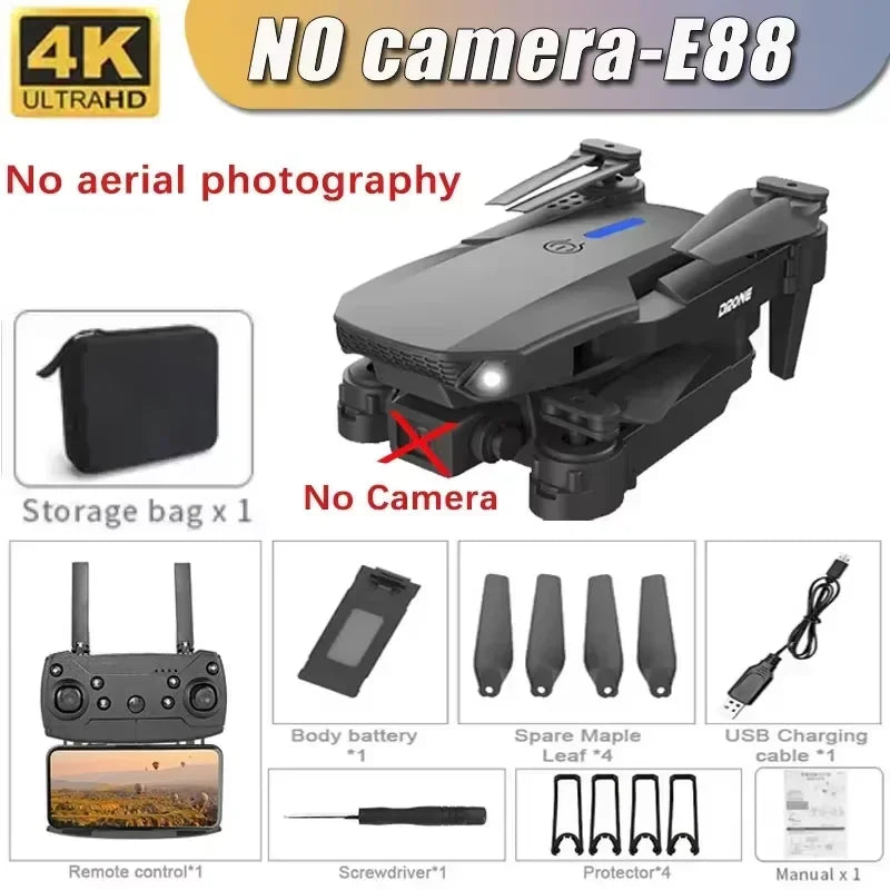 2025 E88 Professional Wide Angle RC Drone HD 4K Camera - Empire P.E