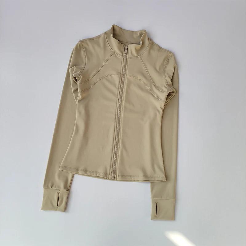 Yoga Suit Women's High-end Standing Collar Long Sleeved - Empire P.E