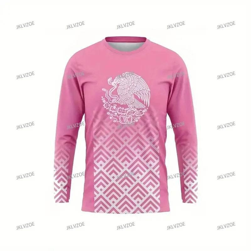 2024 Latest Mexico Design Women's Motocross Racing Jersey Mountain Oversized Motorcycle Men's Long Sleeved T-shirt - Empire P.E