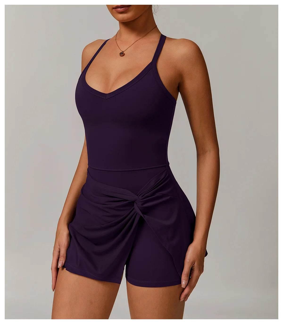 Yoga Jumpsuits Women Bodysuits Fitness Sports Yoga Suit Breathable Sports Yoga Clothing Women's Gym Set Push Up Workout Clothes - Empire P.E