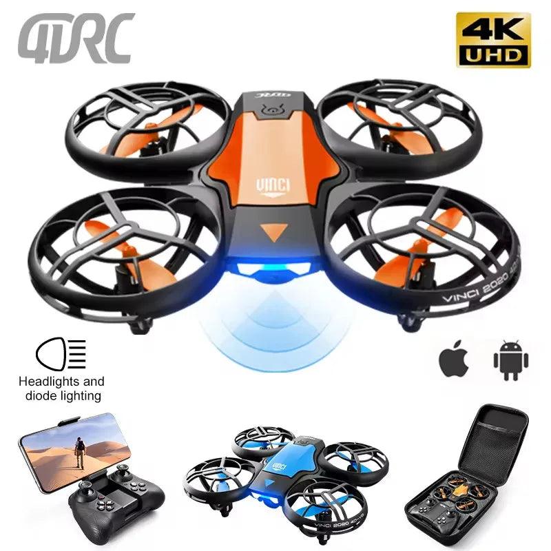 4DRC V8 WIFI FPV Drone Wide Angle HD 4K Camera Height Hold RC Foldable Quadcopter Dron Helicopter Gift Toys - Empire P.E