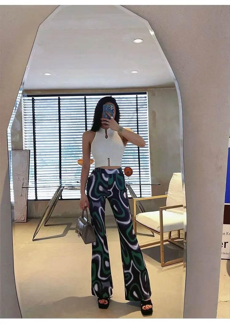Women Sexy Tank Tops Chic Y2K Tops Halter Off Shoulder Tops Crop Tops Elastic Solid Tank Tops For Women Summer - Empire P.E