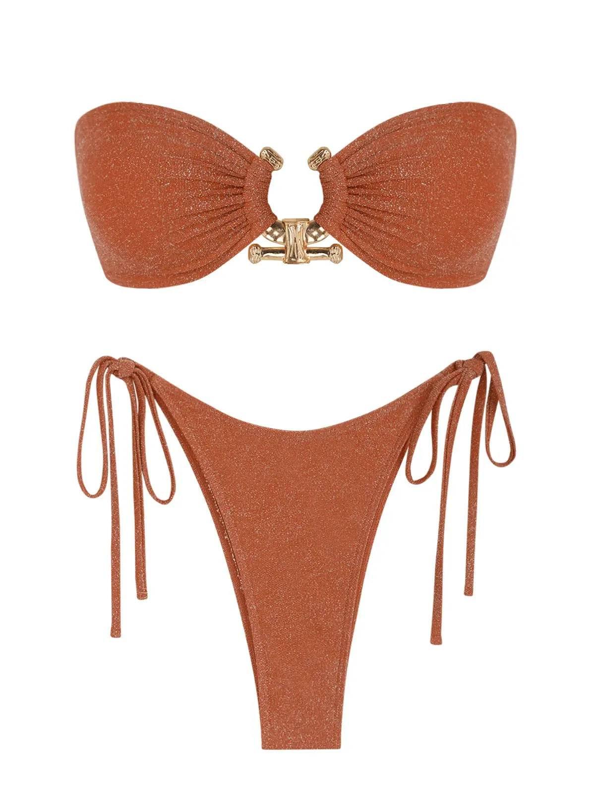 Solid O Ring 2025 New Swimsuit For Women - Empire P.E