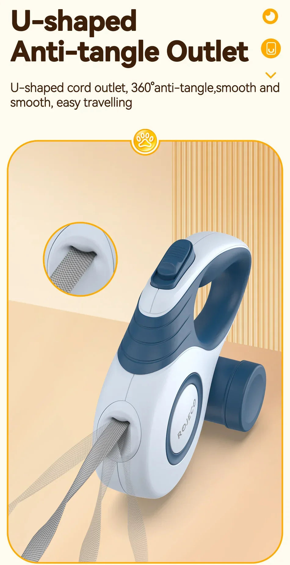 Automatic Retractable Dog Leash 3M/5M - Empire P.E