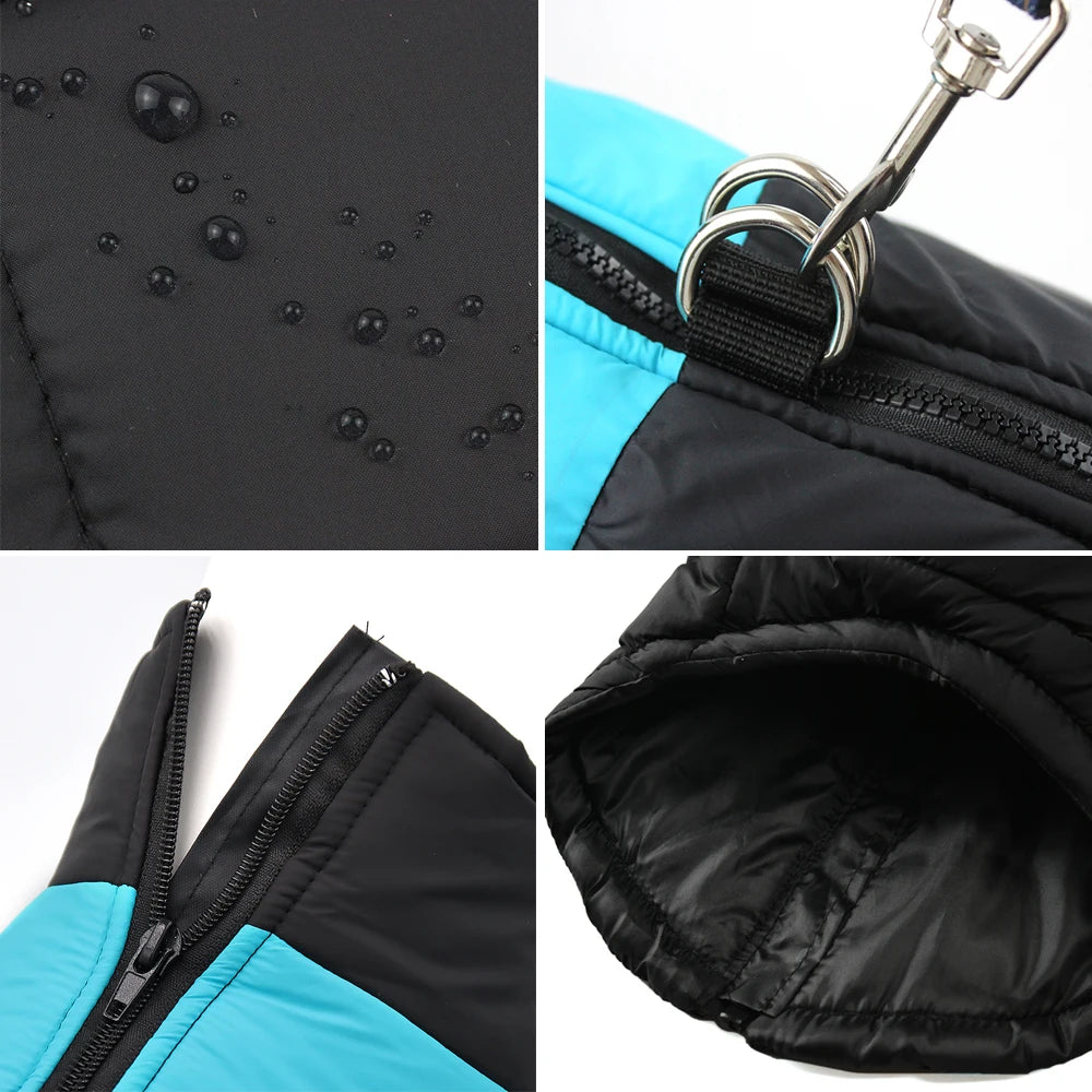 Winter Big Dog Waterproof Vest Jacket