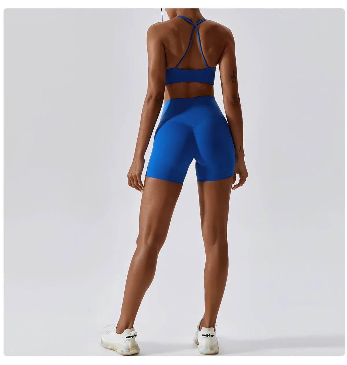 Yoga Set Women's Tracksuit Fitness Sports Set Workout Clothes For Women Gym Set Women Outfits Sports Bra Yoga Pants Yoga Suit - Empire P.E