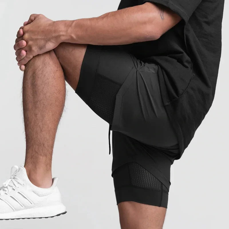 2023 new Breathable Double layer sport shorts - Empire P.E