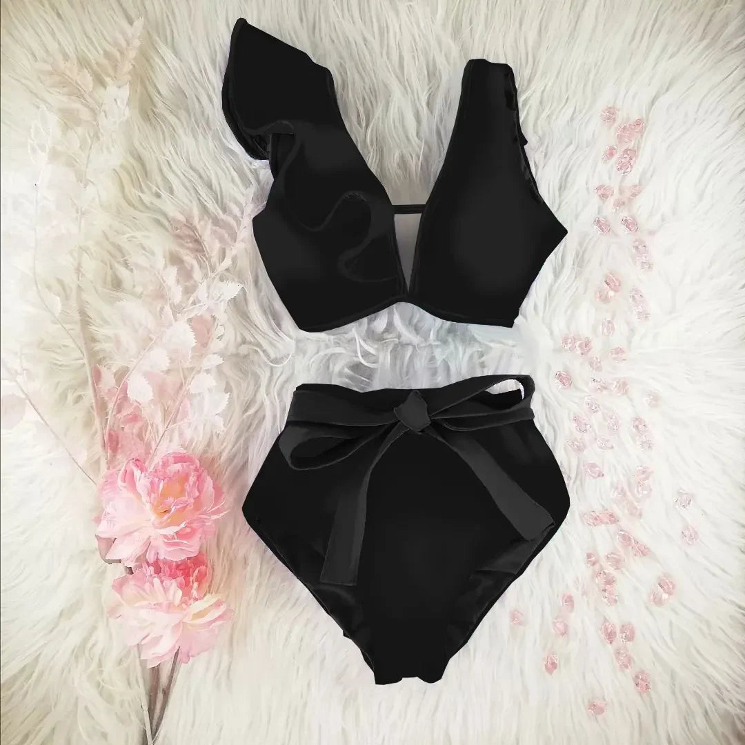 2025 New High Waist Bikini Swimsuit - Empire P.E