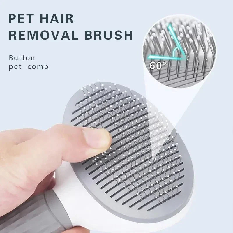 Pet Dog Brush Self Cleaning Pet Hair Remover - Empire P.E