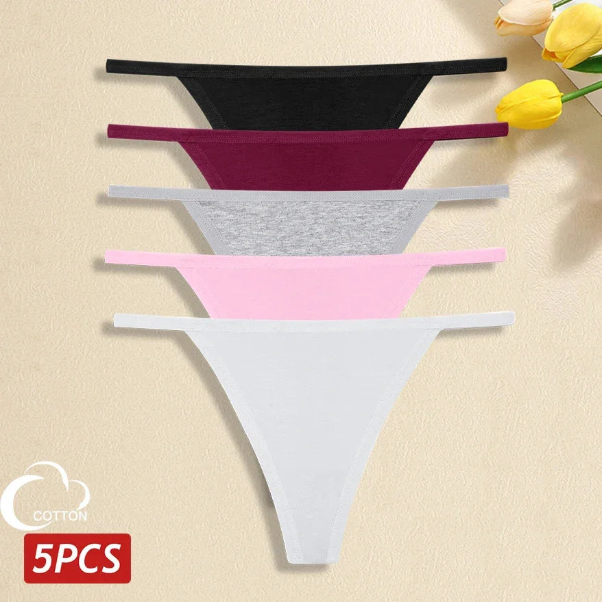 5Pcs Women Cotton Panties Female Thin - Empire P.E