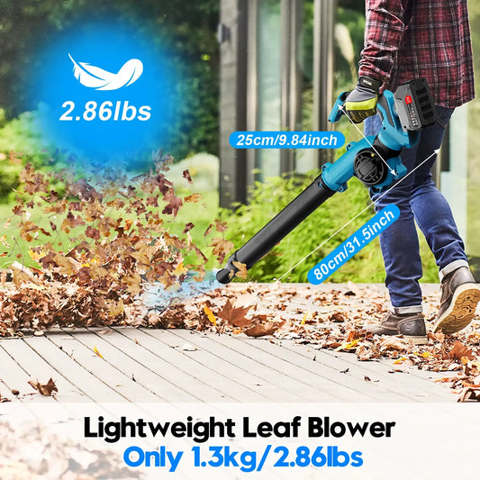 21V Cordless Leaf Blower With 2pc 3000mAh Batteries - Empire P.E