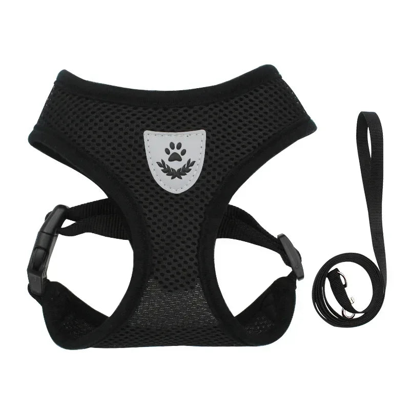 Summer Cat Dog Harness Lead Leash Adjustable Vest - Empire P.E