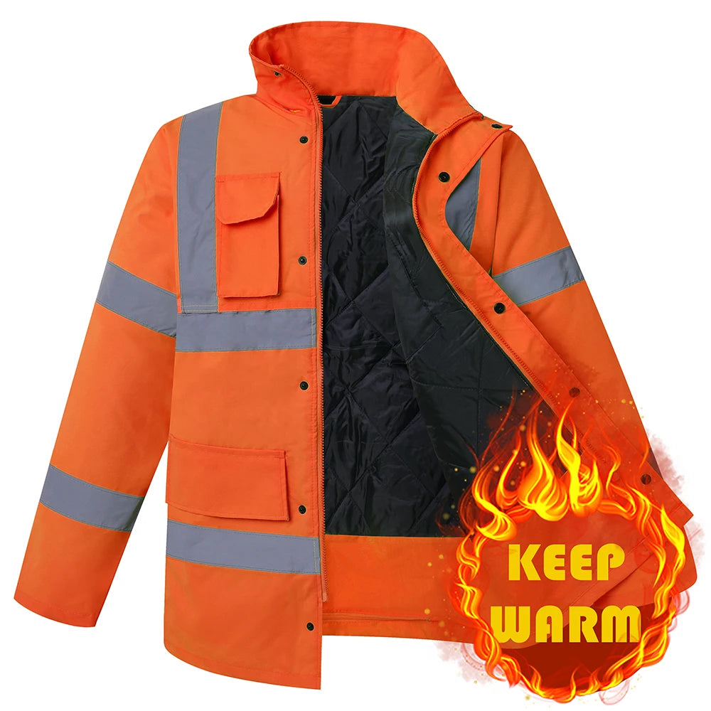 Reflective Safety Winter Jacket