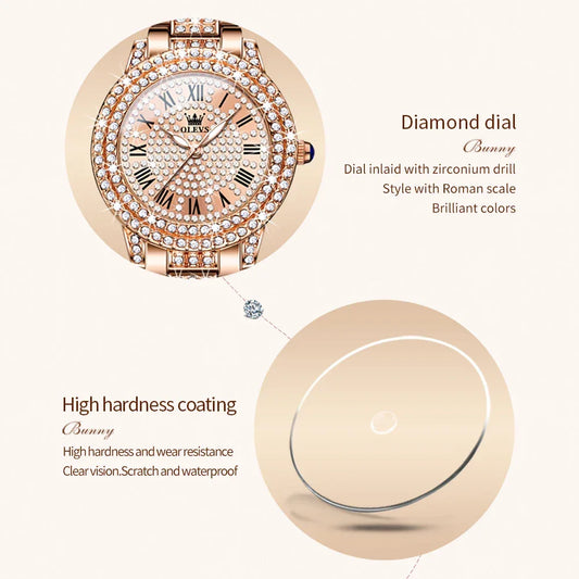 Luxury Quartz Watch for Women - Empire P.E