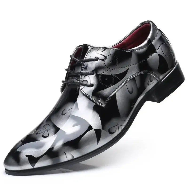 2025 New Luxury Oxfords For Men, Retro Floral Pattern, - Empire P.E