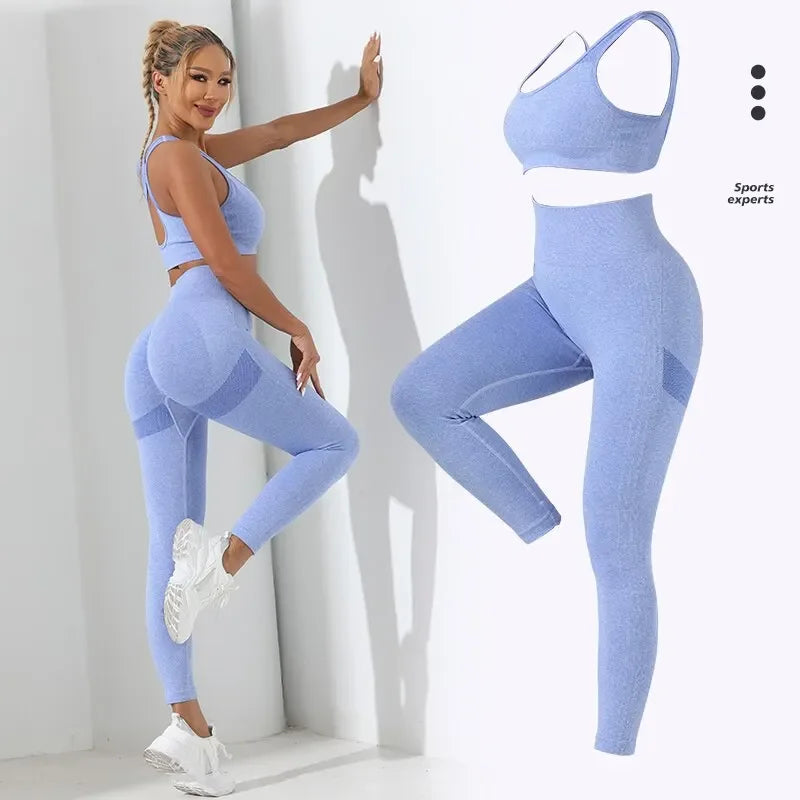 Yoga Basic 2pcs Seamless High Stretch Leggings
