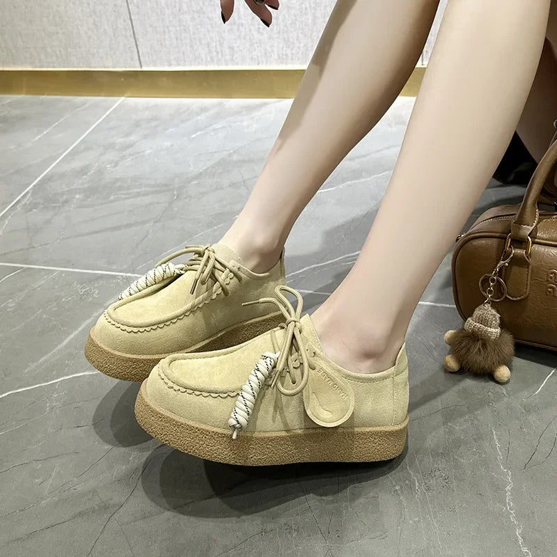 Retro Casual Suede Leather Loafers