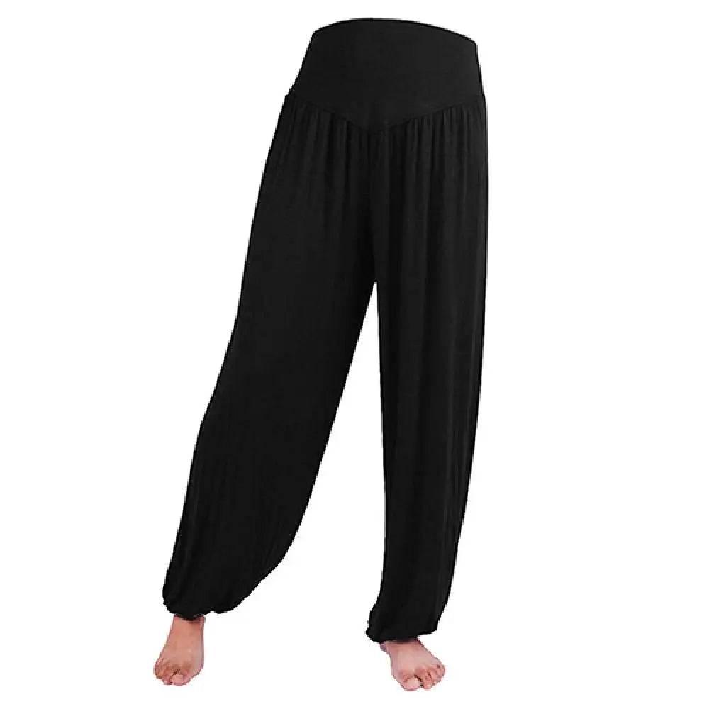 Women's Yoga Pants Comfy Harem Loose Long Pants Belly Dance Boho Sports Wide Trousers Women High Waist Yoga Pants Yoga Clothing - Empire P.E