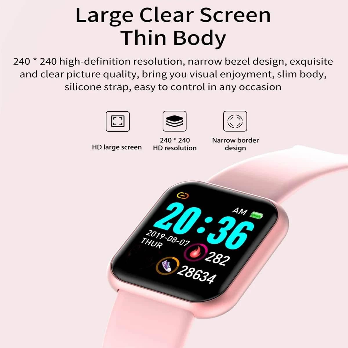 Smart Watch For Women & Men Wristwatch Bluetooth Connected - Empire P.E