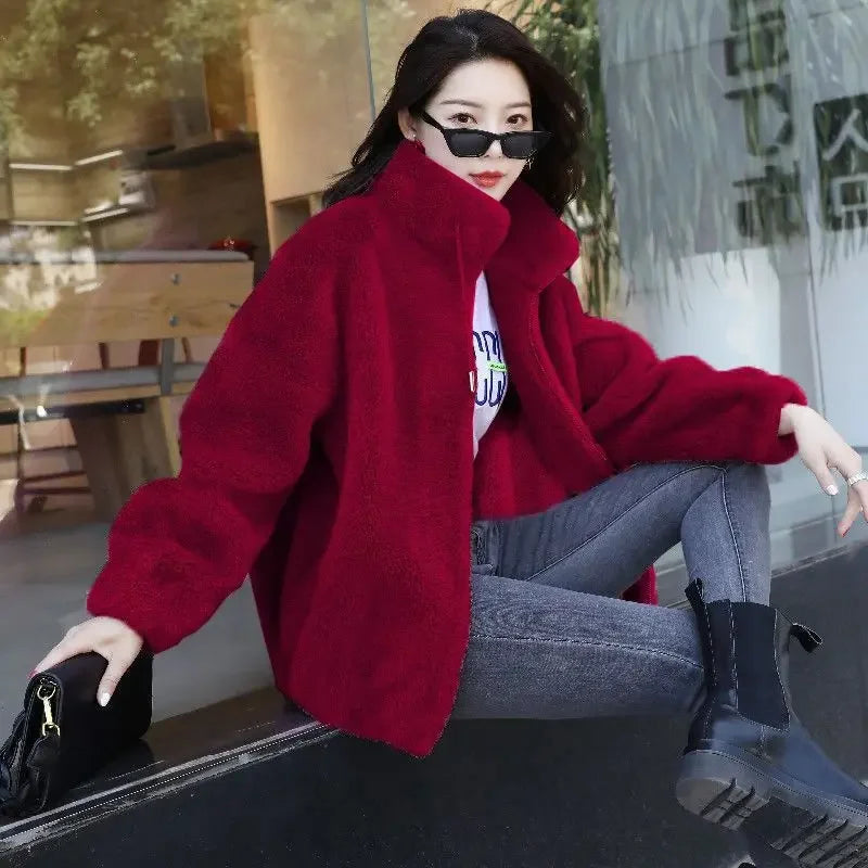 Women's Winter Fleece Warm Coat - Empire P.E
