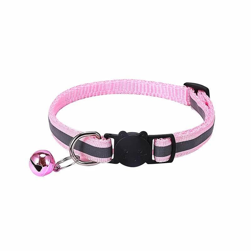 Nylon Pet Collar Night Safety Reflective Cat And Dog Collar Adjustable - Empire P.E