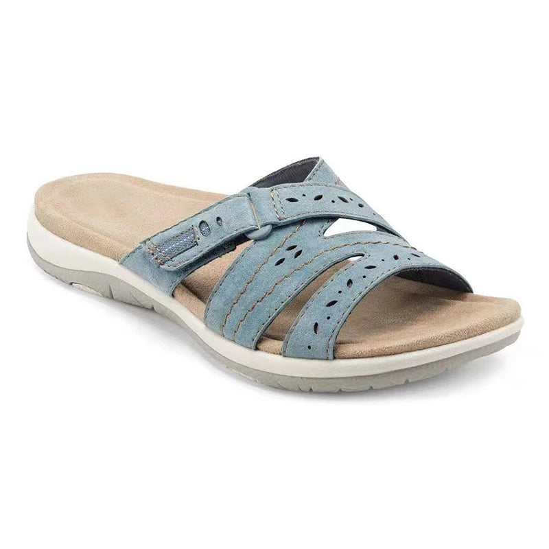 Woman Orthopedic Comfy Premium Round Toe Sandals Hollow Out Hook-and-loop Design сандали ортопедические Shoes Sandalias - Empire P.E