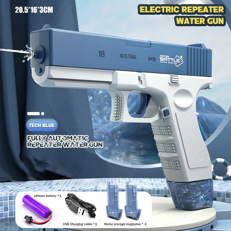 Electric Water Gun Pistol 10M Long Range Portable Guns M416 Children Summer Beach Outdoor Fight Shooting Toys for Boys Kid Games - Empire P.E