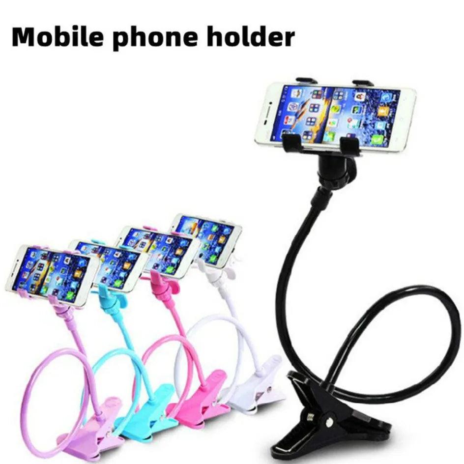 Mobile Phone Holder Flexible Adjustable Cellphone Holder Clip Support Telephone Home Bed Desktop Mount Bracket Smartphone Stand - Empire P.E