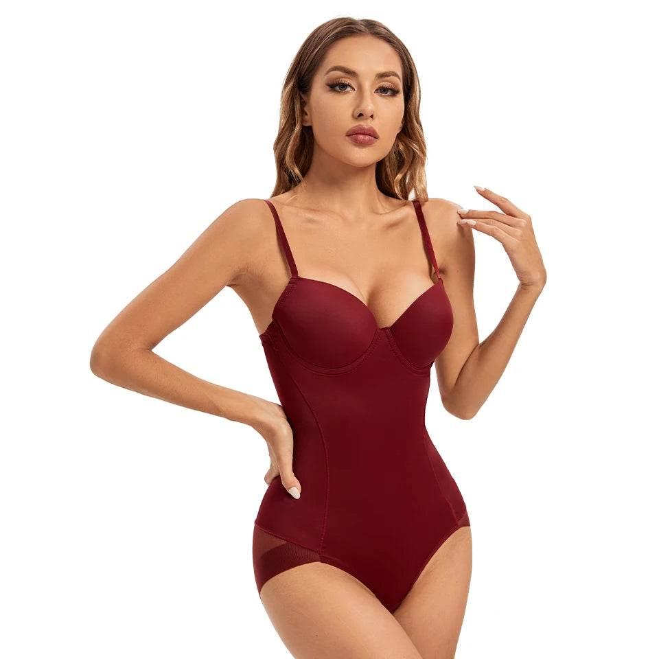 Bodysuit Body Shaper Strappy Bralette Bras - Empire P.E
