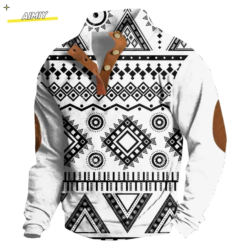Vintage Men's Hoodie Casual Jacket - Empire P.E