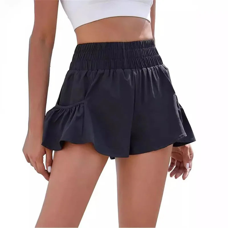 Yoga Shorts Women Fitness Elastic - Empire P.E