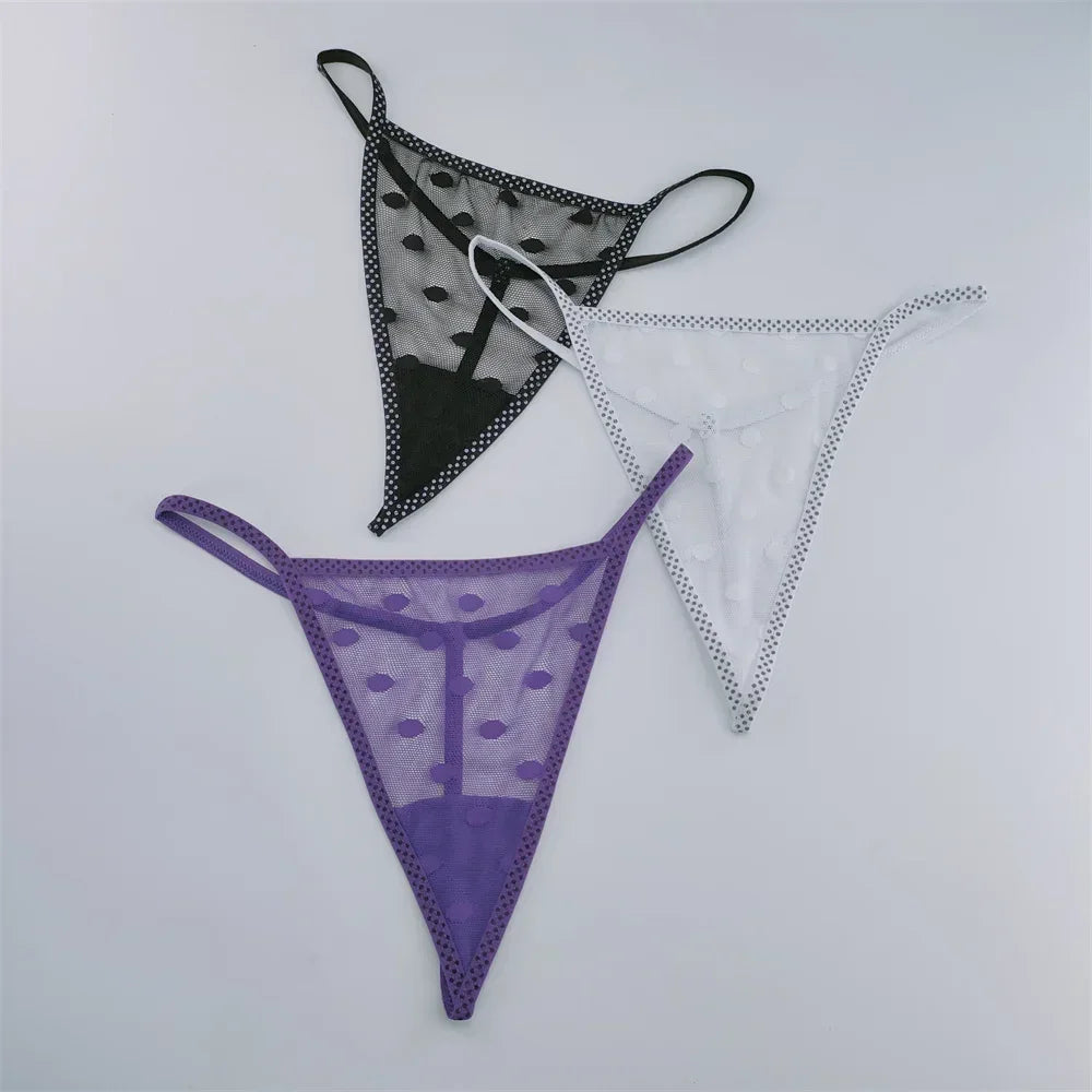 3pcs/pack Micro Transparent Thong - Empire P.E