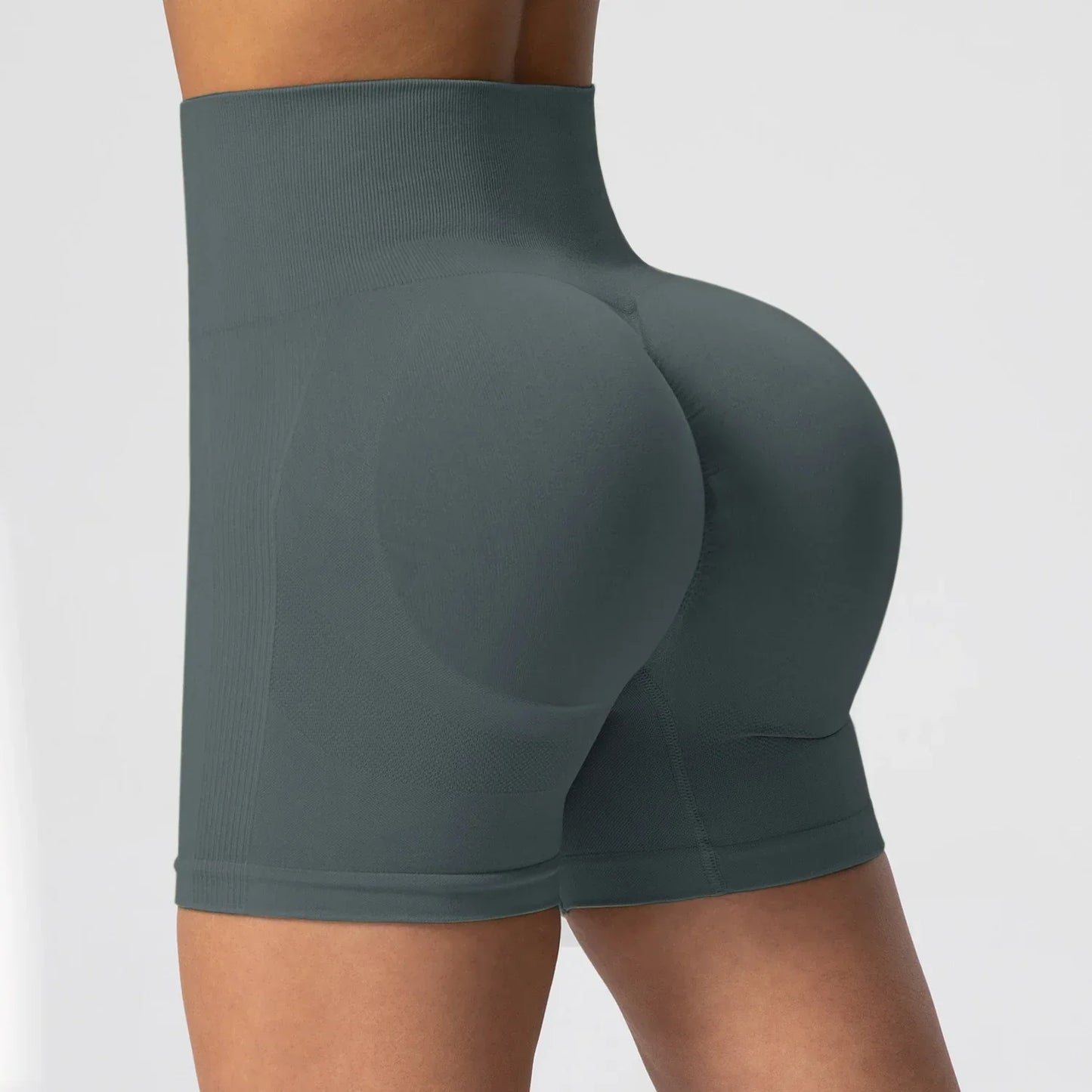 Women Fitness Shorts High Waist Workout Hip Lifting Leisure Shorts Leggings Yoga Gym Running Short Pants Sportswear - Empire P.E