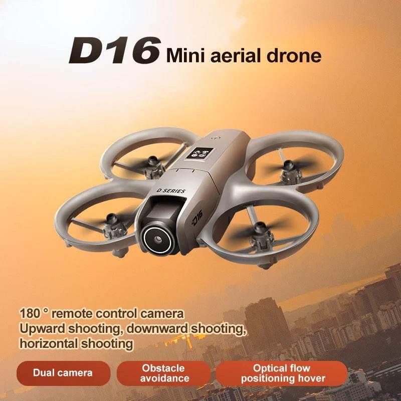 Xiaomi D16 Mini Drone with 180° Electric Adjustable 8K HD Camera WiFi Light Flow Drone Pocket Obstacle Avoidance Rc Quadcopter - Empire P.E