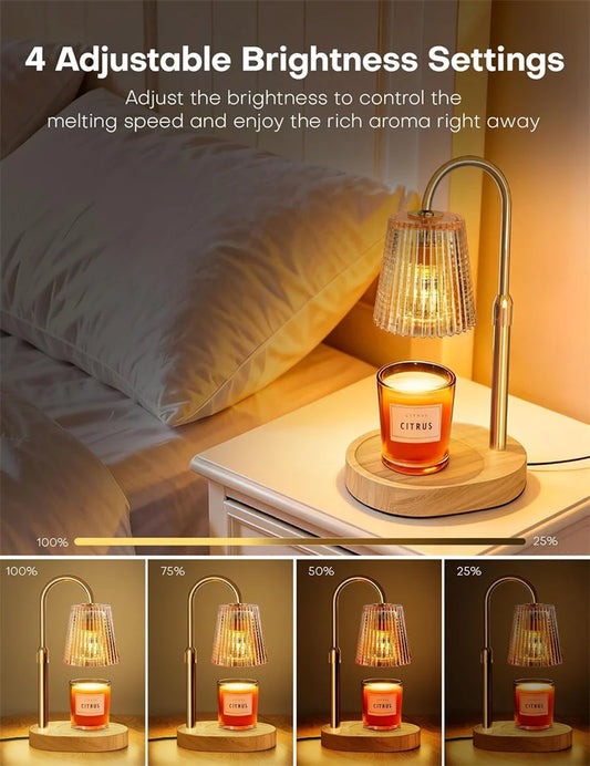 Candle Warmer Lamp with Timer Dimmer