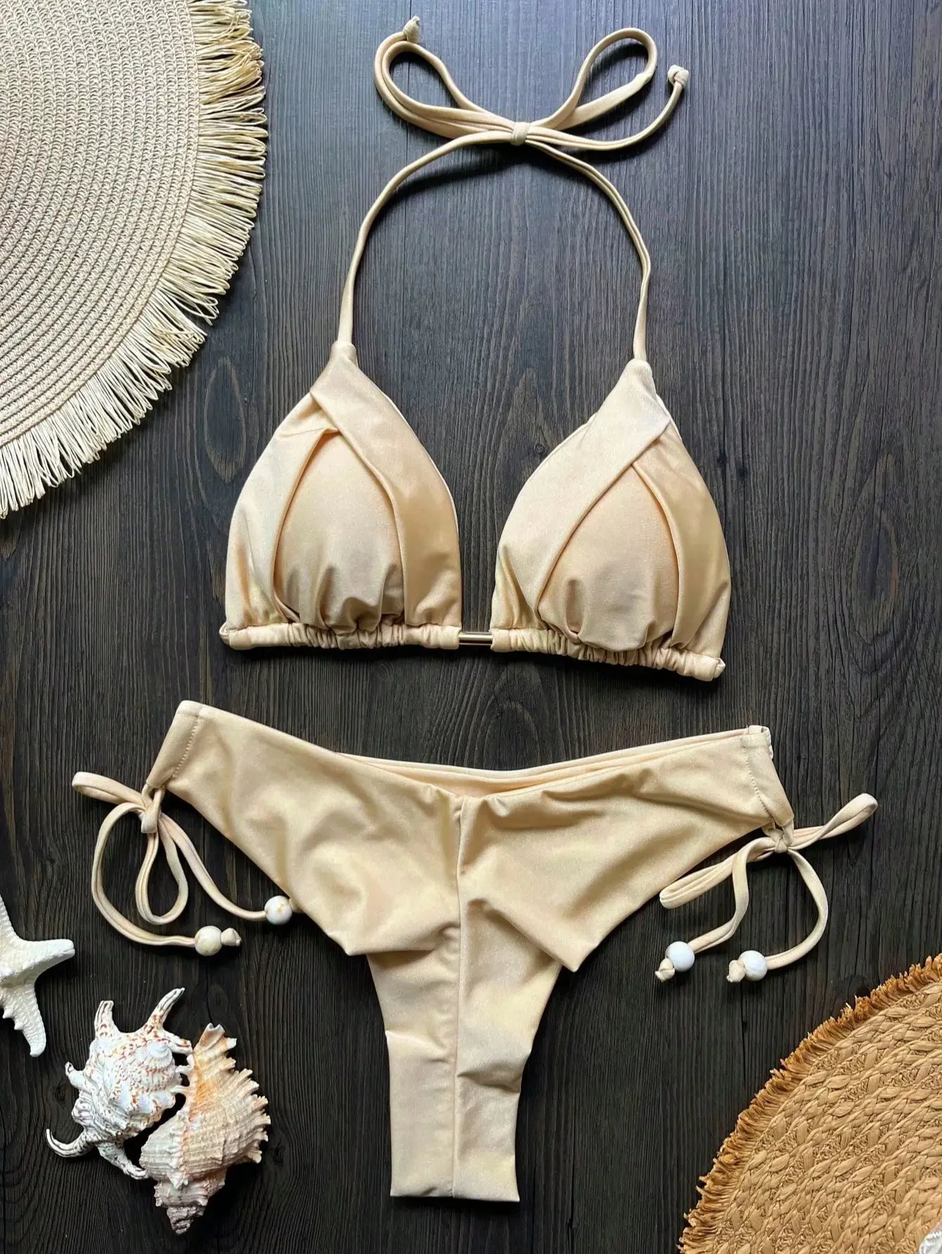 Sexy 13 Color Triangle Bathing Suit for Women Brazilian Beach Bikini Set - Empire P.E