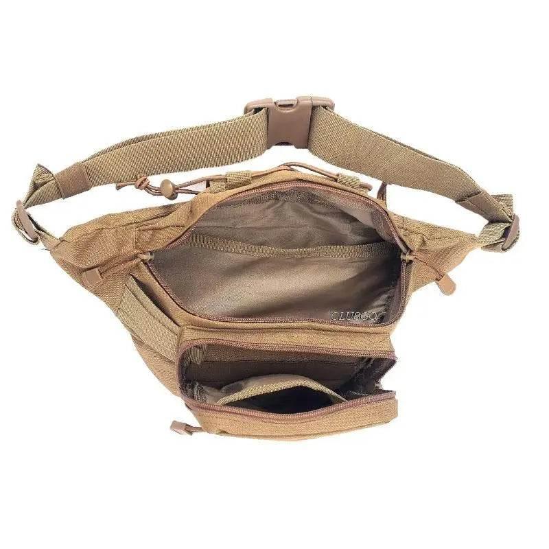 Outdoor Tactical Waist Bag 600D Nylon Oxford Outdoor EDC Fanny Pack Utility Waist Pouch Outdoor Bumbag Hunting Camping Hip Bags - Empire P.E