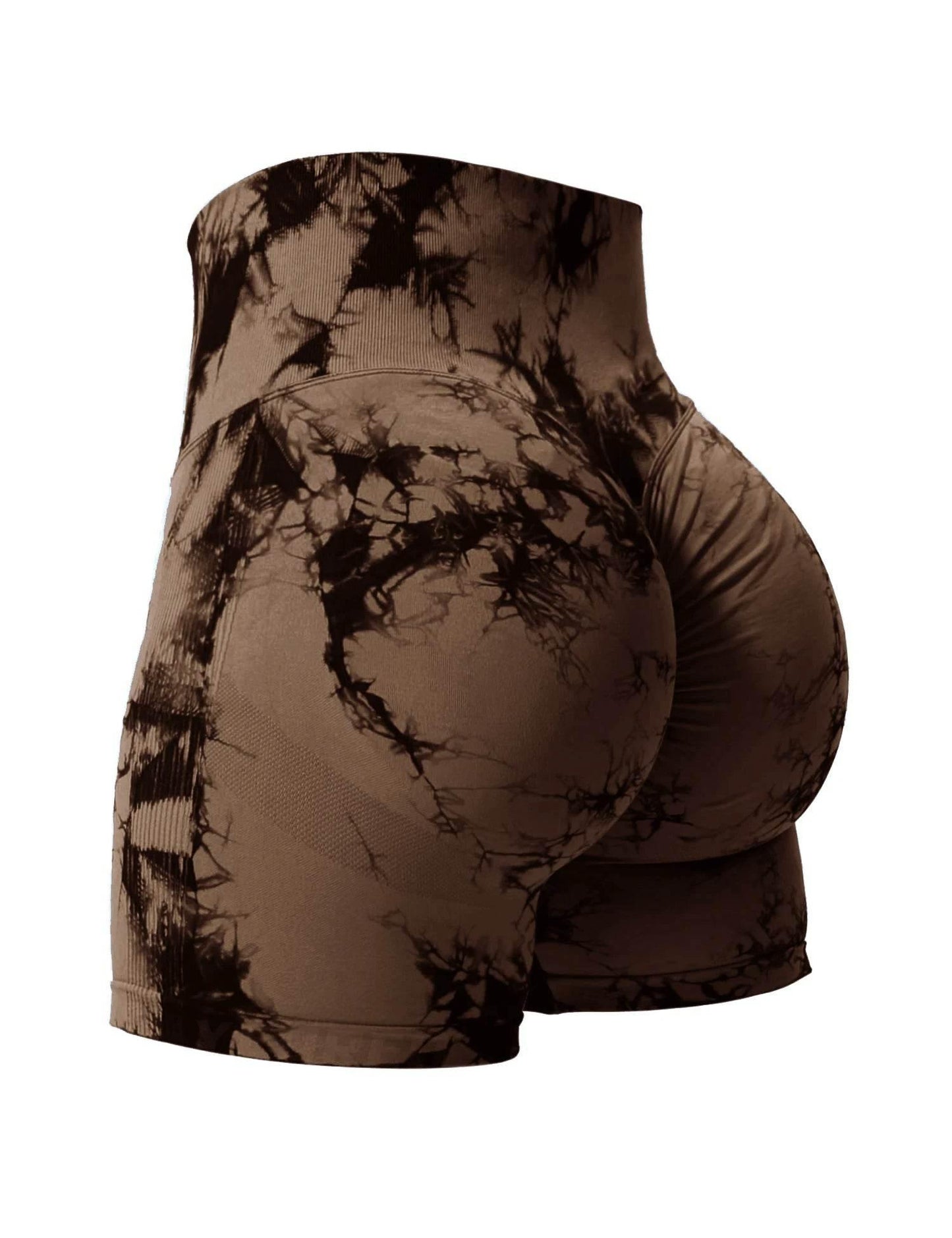 High Waist Tie Dye Butt Lifting Summer Shorts - Empire P.E