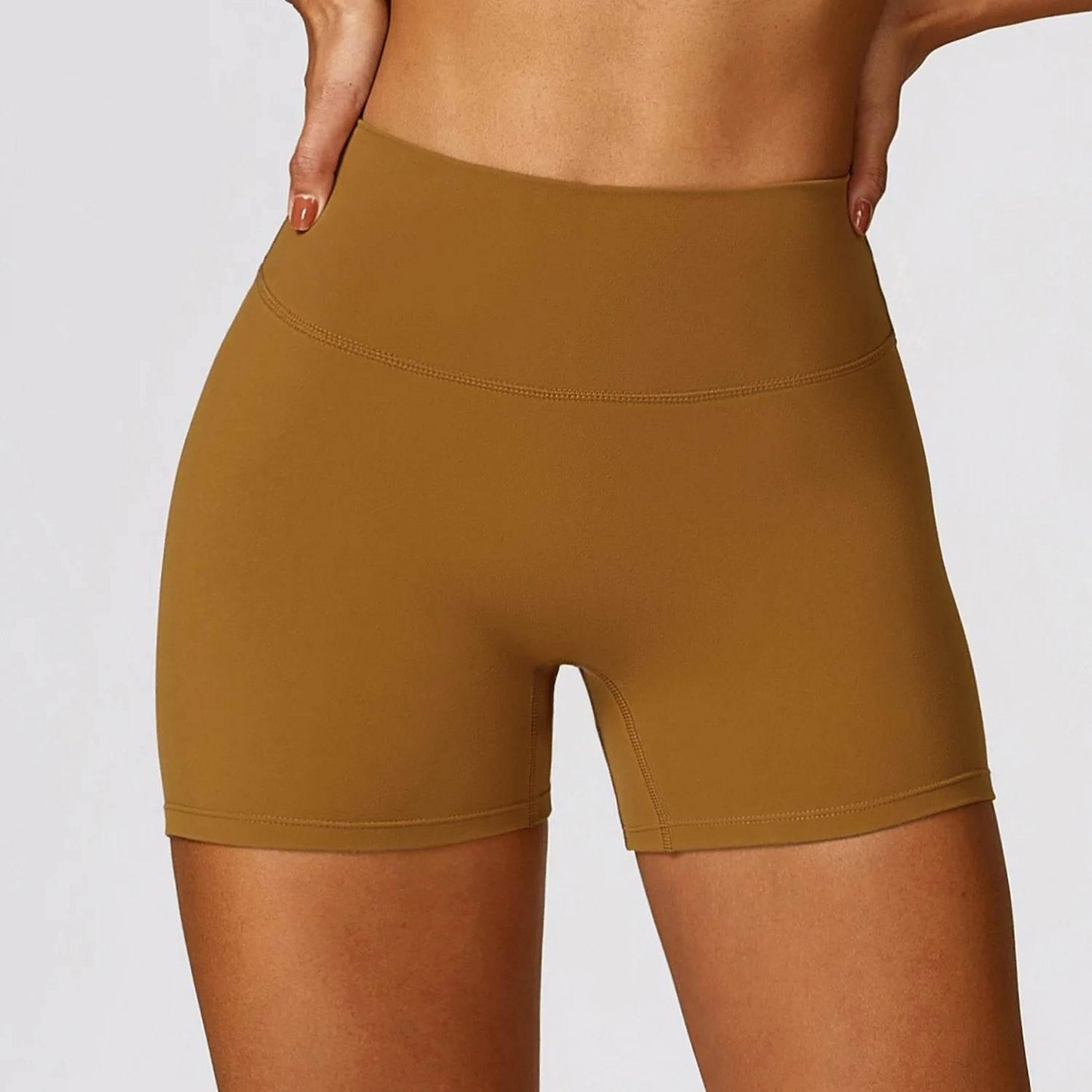 New Women Yoga Shorts High Waist Beautiful Buttocks Gym Sexy Feel V-shaped Shorts Sports Fitness Tights Push up Run Leggings - Empire P.E