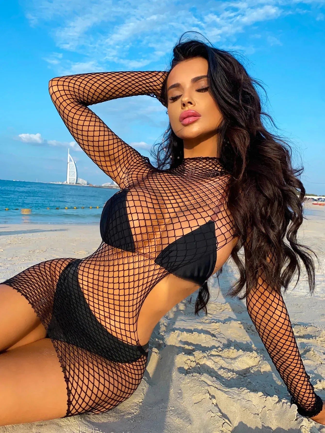 Women Mini Dress Fishnet Lingerie - Empire P.E