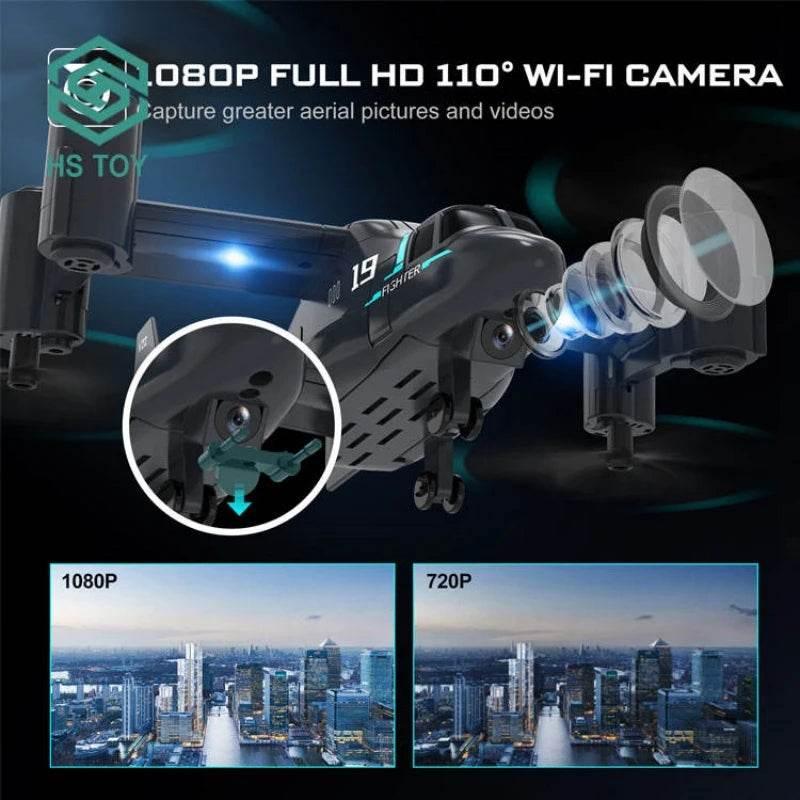 480P Remote Control Helicopter Drone Fighter Uav Land Air Mode Aircraft Brushless Motor Rc Aircraft for Children Kids Plane Toys - Empire P.E