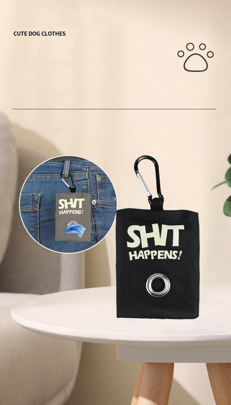 Pet Poop Bag pets Supplies Canvas Garbage Bags Dispenser Portable Dog Poop Waste Bag Holder Outdoor Puppy Cat outdoor Pick Up - Empire P.E