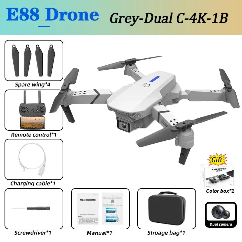 E88Pro Drone Profesional 4K HD Dual Camera - Empire P.E