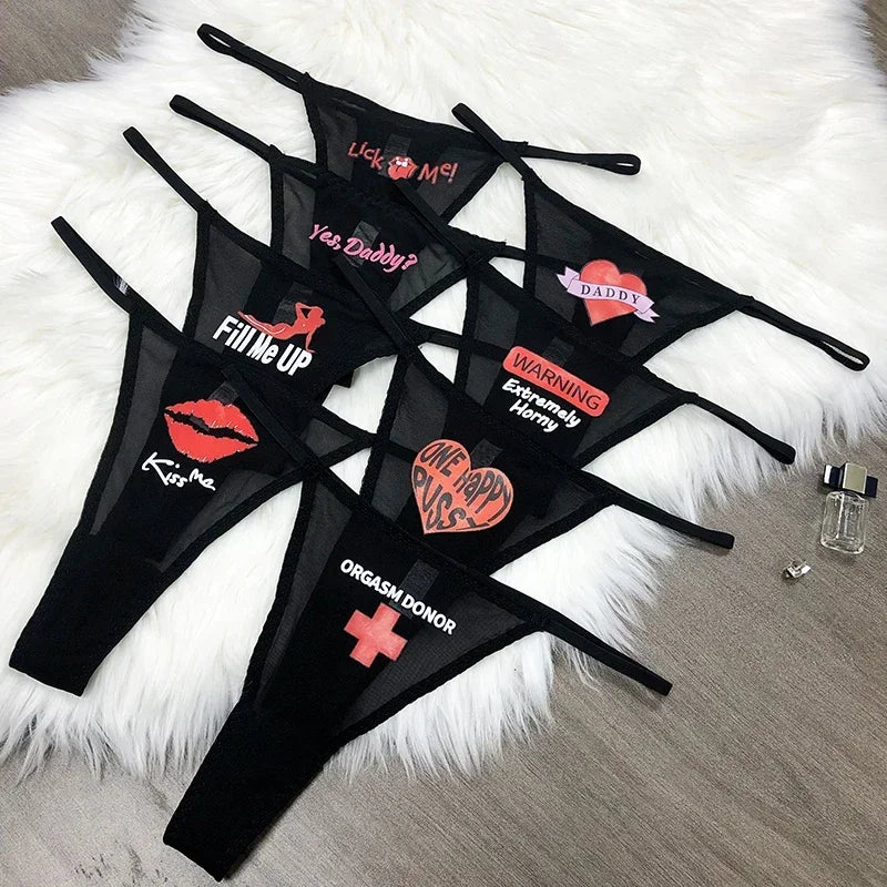 Custom Thongs Name Letter Women - Empire P.E